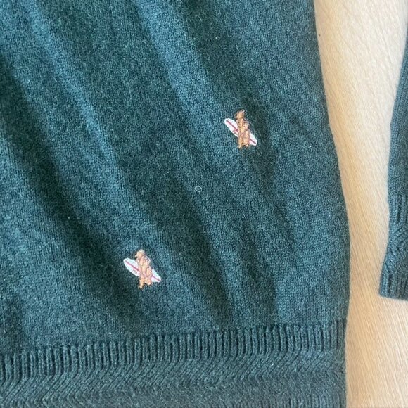 ** California Dream WHO.A.U men’s Surfing bears crewneck sweater M Wool - Picture 3 of 10